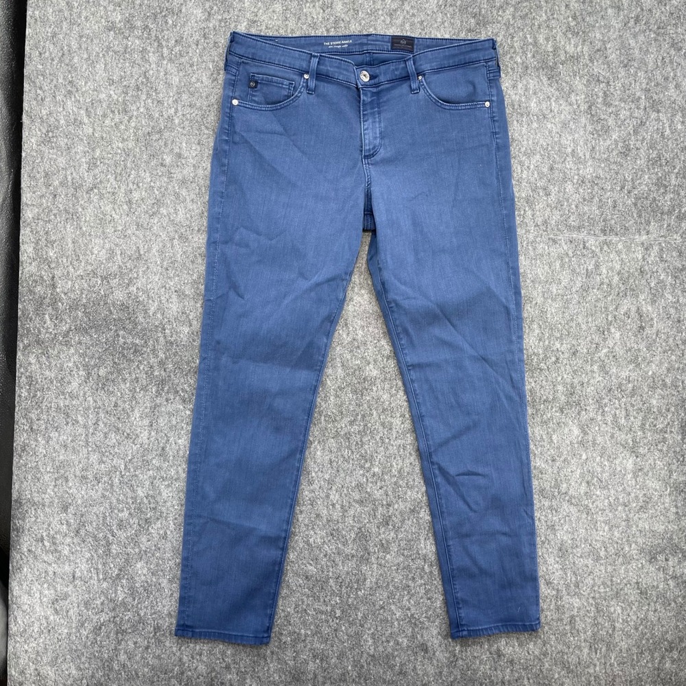 AG Adriano Goldschmied Jeans Womens 32R The Stevie Ankle Slim Straight